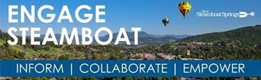 Enage Steamboat Banner with Inform, Collaborate and Empower written on it
