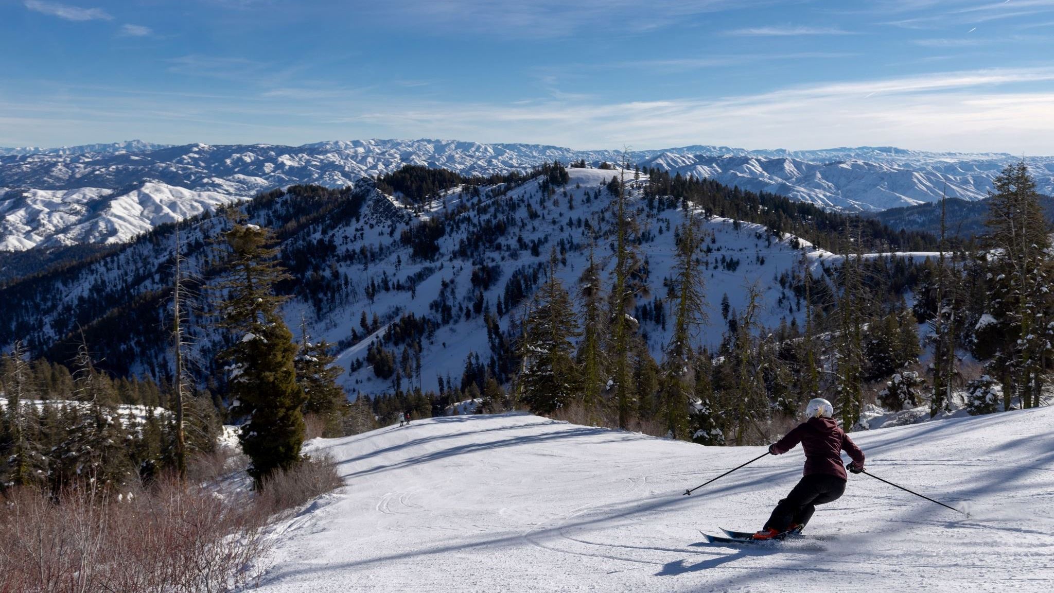 Skier at Bogus Basin Ski Area