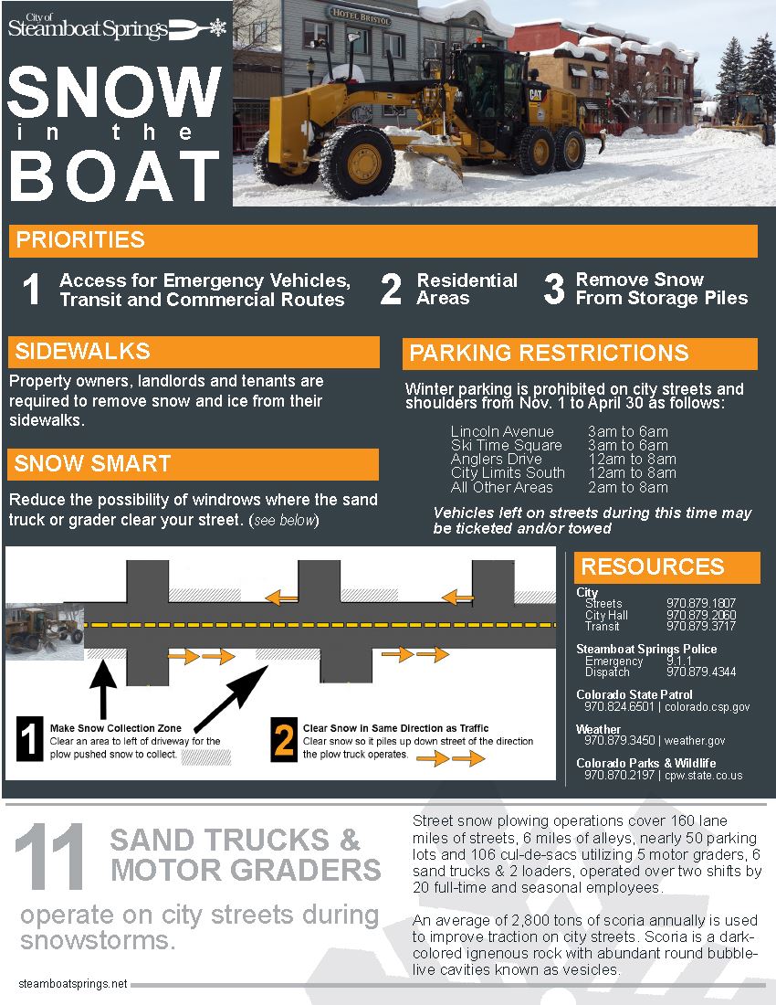 Snow Removal brochure, described in text on page