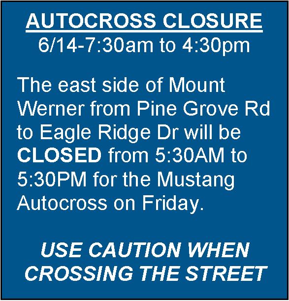 Yampa Street Closures June