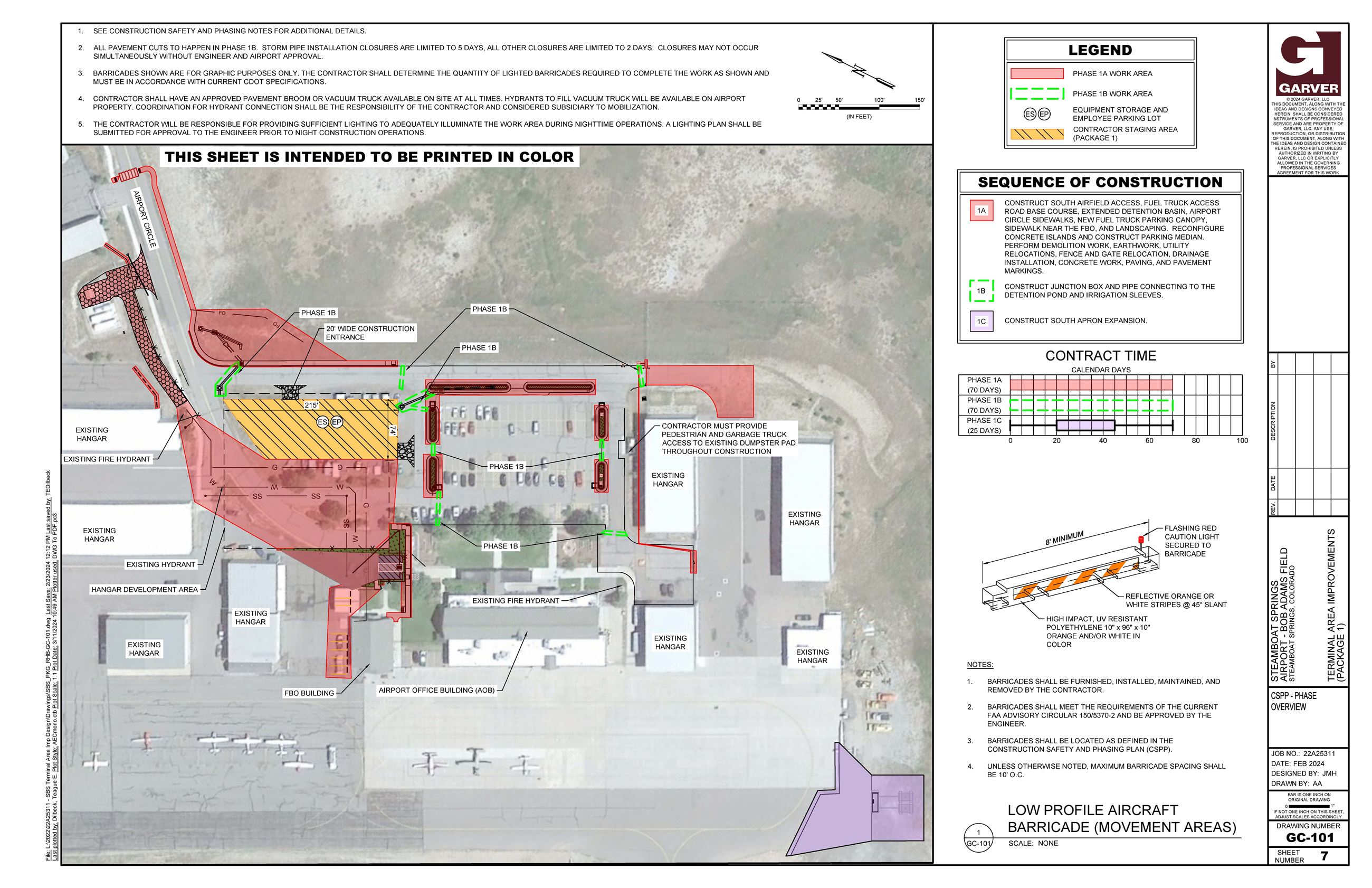 Terminal Area Improvement Project Map